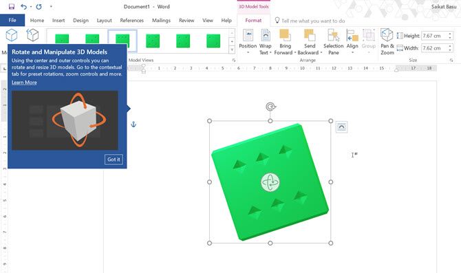 Как добавить 3D-модели в документы и презентации Microsoft Office 3D-модели Microsoft Office