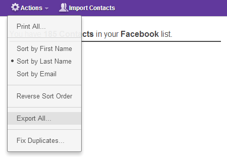Как сделать резервную копию контактов Facebook на любую учетную запись электронной почты [Еженедельные советы Facebook] Экспорт контактов Yahoo Facebook