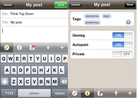 Публикуйте текст, фотографии и видео с помощью нового приложения для iPhone Posterous [News]