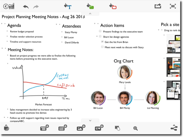 MagicalPad для iPad Основной контент пользовательского интерфейса