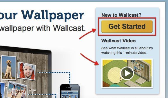 Персонализируйте свои обои для рабочего стола и сделайте их социальными с Wallcast 01a Get Started