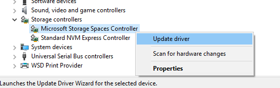 Обновите драйверы SATA для Windows 10