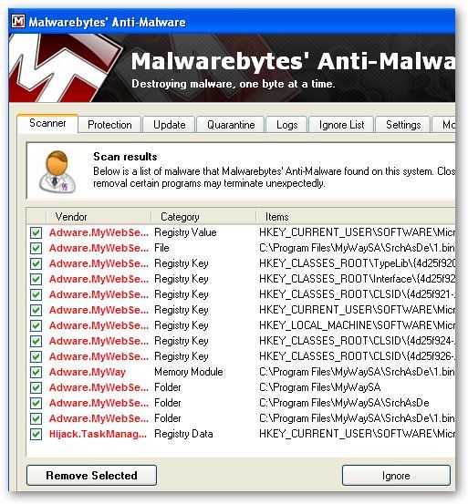 malwarebytes - как удалить шпионское ПО