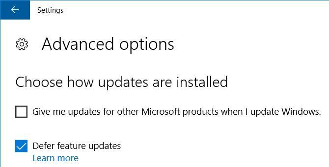 Как получить обновление для создателей Windows 10 сейчас Windows 10 отложить обновления 670x342