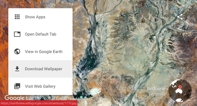 земля вид из Google Earth расширение Chrome