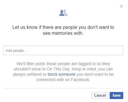 Как остановить отображение воспоминаний Facebook в ваших уведомлениях Люди e1504012872781
