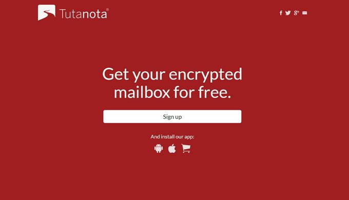 3 самых безопасных и зашифрованных провайдера электронной почты Tutanota Home