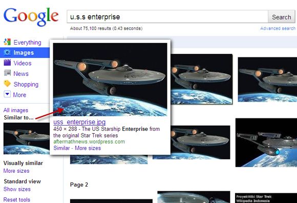 Google Расширенный поиск изображений