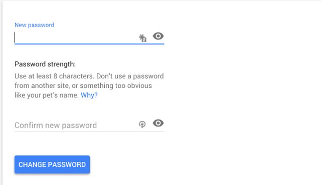 новый Gmail-пароль