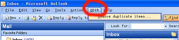Как я могу удалить дубликаты электронных писем из Outlook бесплатно? odir1