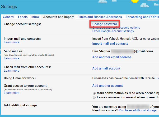Как создать учетную запись Gmail, изменить пароль и удалить электронную почту Gmail Изменить пароль