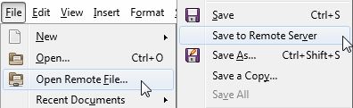 LibreOffice 5.1 Open-Save Remote File