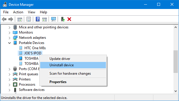 Как легко удалить старые драйверы из Windows, диспетчер устройств удалить