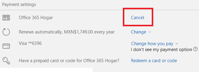 Как отменить подписку на Office 365 и получить возврат Office 365 отменить