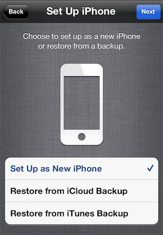 восстановление iphone из резервной копии icloud