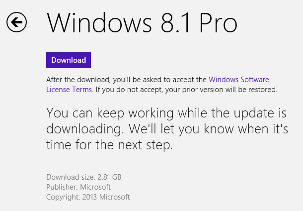 Windows 8.1. Обновить