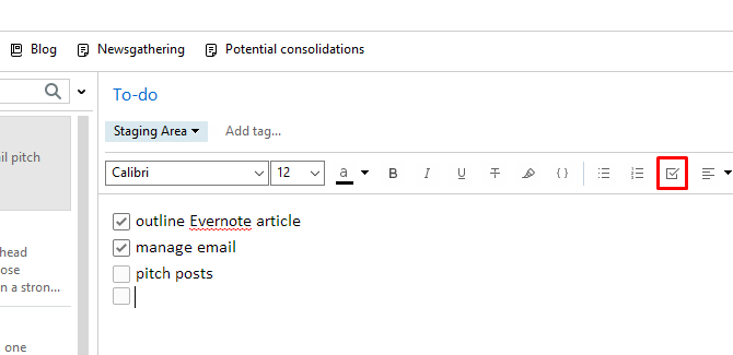 Как использовать Evernote: кнопка-флажок неофициального руководства evernote