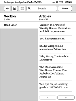 Как сохранить веб-статьи для последующего чтения на вашем планшете Kindle Instapaper Читать позже Список статей View thumb