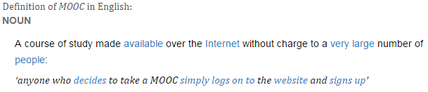 MOOC Определение
