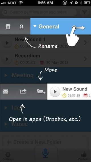 Recordium Основные моменты и аннотирует ваши голосовые записи [iOS] Recordium 11