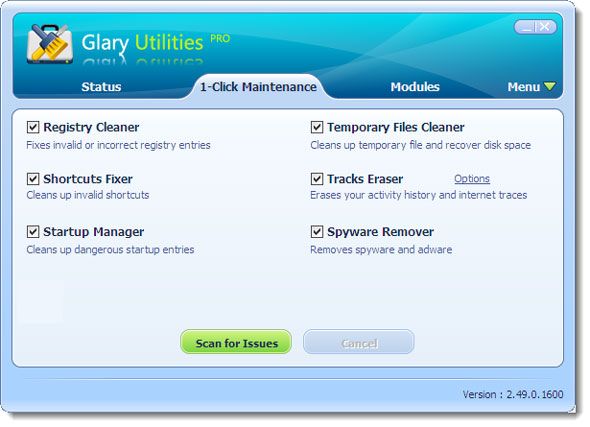 Обеспечьте бесперебойную работу ПК с помощью Glary Utilities Pro glary utilities01
