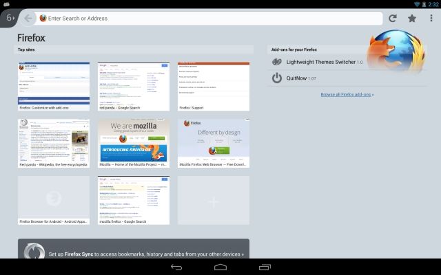 FireFox-For-Android-бета-Screenshot