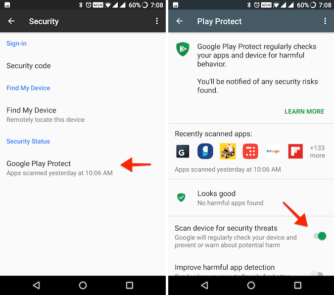 Google Play Защити Android 4