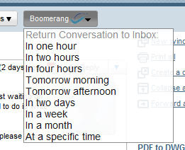 Как планировать электронную почту и задерживать ответы в Gmail с помощью бумеранга (400 приглашений) boomerang3