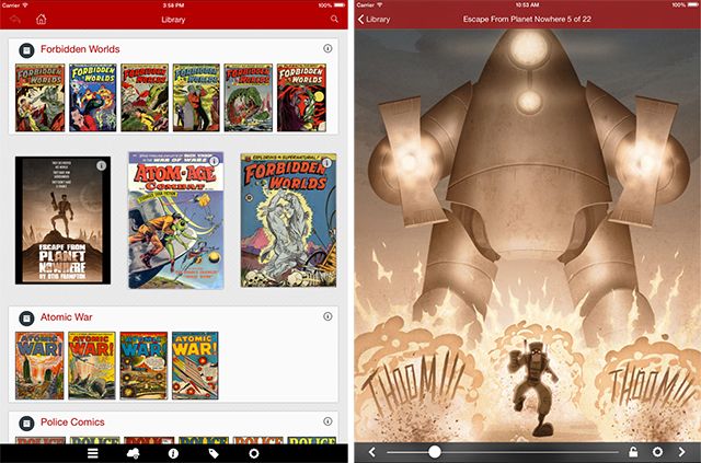 Лучшие приложения для чтения комиксов на вашем iPad comiczeal