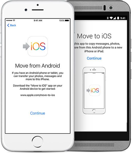 перейти с Android на приложение IOS