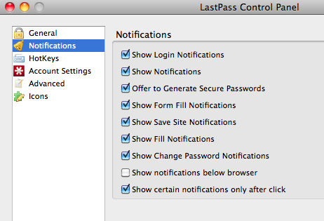 LastPass для Firefox: идеальная система управления паролями LastPass Controls
