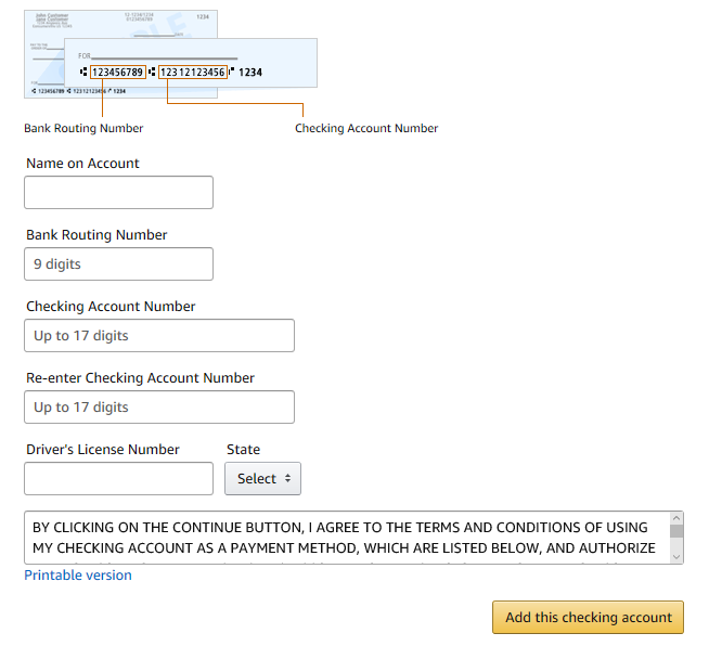 Amazon Shopping Guide Amazon способ оплаты покупки банка