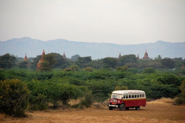 автобус в Мьянме