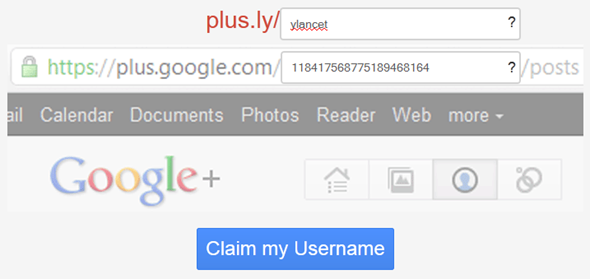 Google Plus URL-адрес