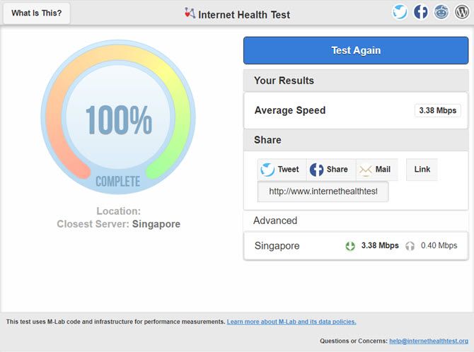 Интернет-тест здоровья