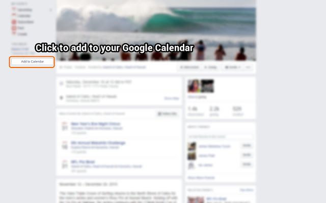 Google-Calendar Chrome-Extension-Facebook-Events