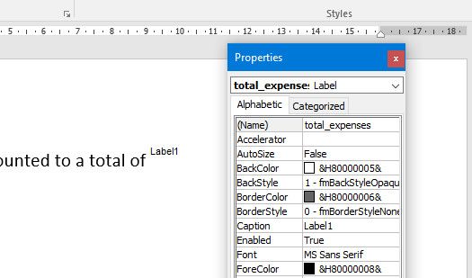 Как интегрировать данные Excel в свойства метки документа Word