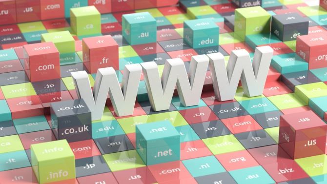 Какие URL доменные расширения стоят и зачем они нужны? Кубики с www