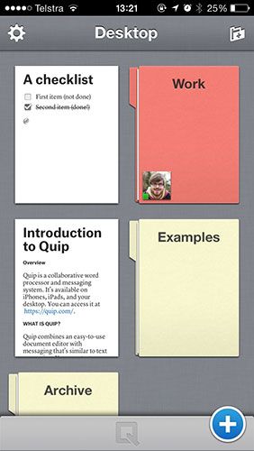 Quip: совместный текстовый процессор для мобильных устройств для iOS и веб-приложений для iPhone