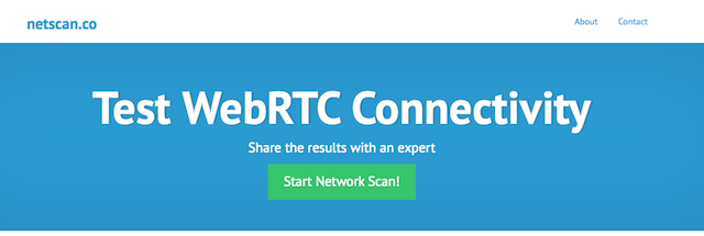 WebRTC-NetScan