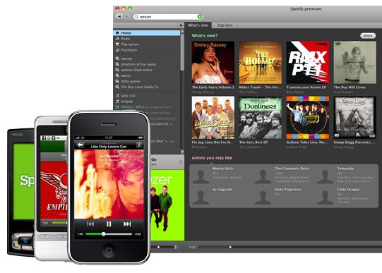 Потоковая передача музыки с Spotify: что вы получаете бесплатно whatisspotify клиент и телефоны