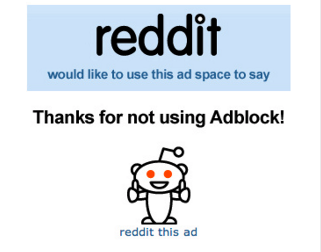 Не используется AdBlock