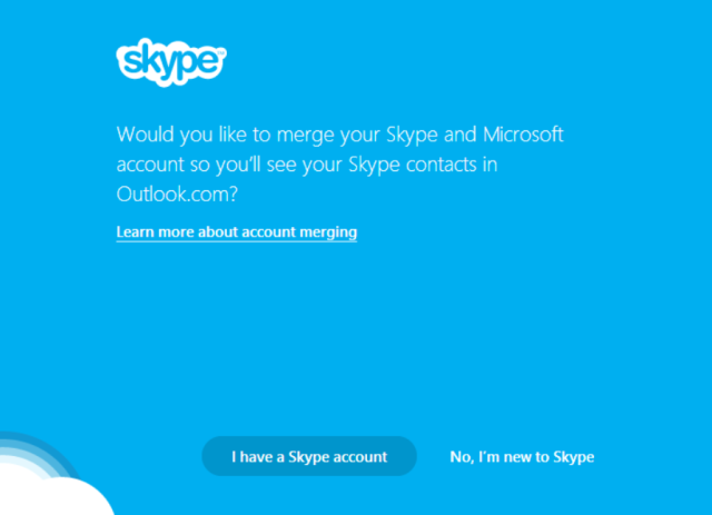 слияния-скайп-Microsoft-счет