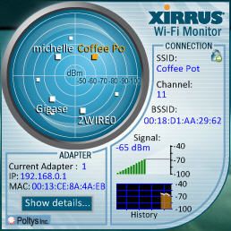 Как использовать Xirrus, чтобы выяснить виджет проблем с сетью WiFi