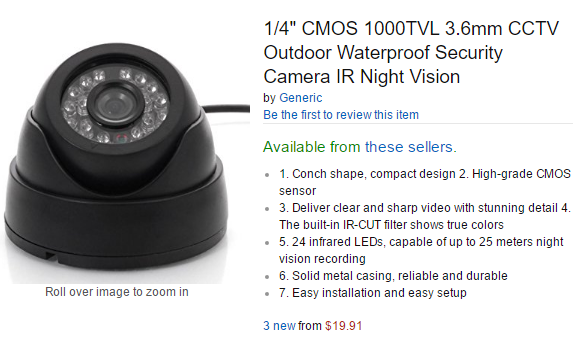 Дешевые камеры безопасности Amazon