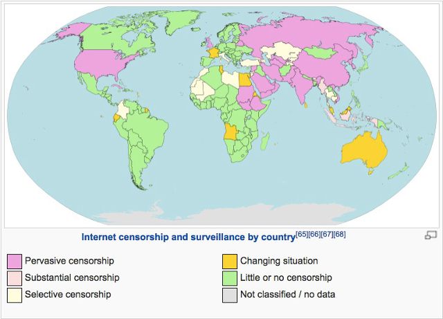 мировой интернет-цензура
