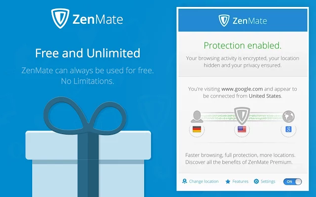 ZenMate VPN нам доступен для браузера Chrome