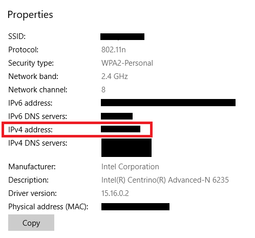 Как найти свой IP-адрес в Windows 10 Настройки IP-адреса win10