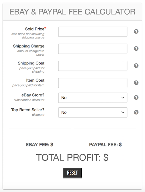 Ebay-плата-калькулятор