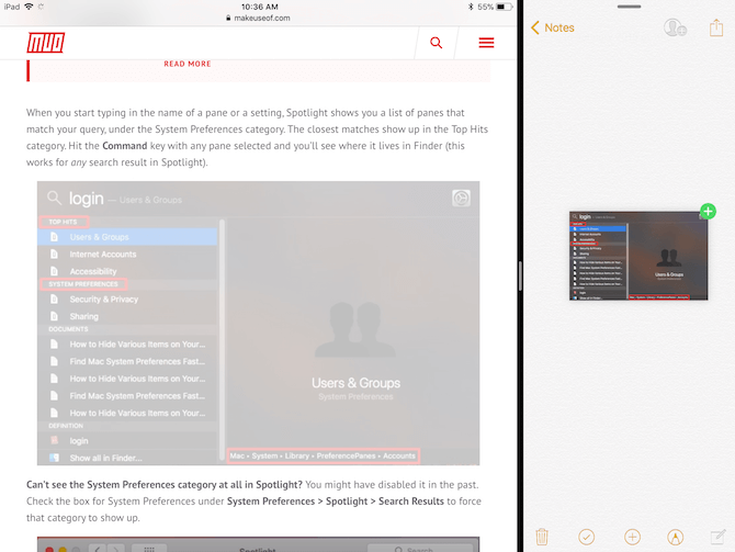 iPad iOS 11 Перетаскивание приложений 6